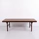 Osted Antik & Design presents: Danish Coffee Table in Brazilian Rosewood with Pull-Out Formica Tray 1960s