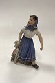 Danam Antik presents: Dahl Jensen Figurine Garden Girl with Vegetables No. 1301
