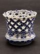 Middelfart Antik presents: Royal Copenhagen blue fluting whole lace cups 1/1015