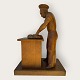 Moster Olga - Antik og Design presents: Large Wooden FigureBaker*DKK 800