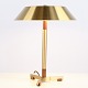 Osted Antik & Design presents: Jo Hammerborg President Table Lamp in Teak and Brass by Fog & Mørup 1960s