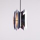 Osted Antik & Design presents: Simon P. Henningsen Tivoli Pendant in Chromed and Lacquered Metal by Lyfa 1990s