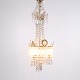 Osted Antik & Design presents: Antique Crystal Chandelier in Gilt Bronze with Louvre Style Decorations 1890s