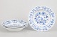 L'Art presents: Meissen, set of four deep plates.