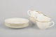 Villeroy & Boch, set of four coffee cups with saucers.