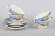 Gien "Savane", set of four coffee cups with matching ...