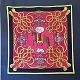 Hermès silk scarf.