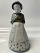 Antik Huset presents: B&G Stoneware figurine - Woman in traditional costume. No. 205/2.Height 24 cm.