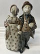 Antik Huset presents: B&G Stoneware figurine - Citizen couple.No. 7208.Height 27 cm.