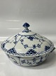 Antik Huset presents: Blue Fluted Half Lace, Round Lid dish.No. 620.