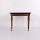 Osted Antik & Design presents: Antique games table in mahogany and walnut with brass fittings from the 1860s