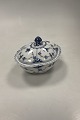Danam Antik presents: Royal Copenhagen Blue Fluted Full Lace Bowl with lid No. 1100