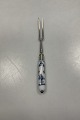 Danam Antik presents: Royal Copenhagen Blue Fluted Plain Cold Meat Fork long handle