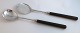 Lundin Antique presents: Kay Bojesen. Sterling serving set with wooden handles. Length 31 cm