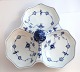 Lundin Antique presents: Royal Copenhagen. Blue fluted, plain. Cabarat dish, three-part. Model 18. Diameter 33 ...