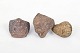 L'Art presents: Set of three Oriental bronze finger rings.