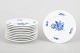 L'Art presents: Royal Copenhagen Blue Flower Braided, set of eleven cake plates.