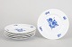 L'Art presents: Royal Copenhagen Blue Flower Angular, set of six salad plates.