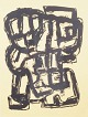 Robert Jacobsen, “Sjælebilleder”, screenprint, listed ...