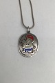 Danam Antik presents: Frantz Hingelberg Sterling Silver Pendant Henry Heerup 1989