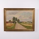 Osted Antik & Design presents: Landscape Painting on Canvas in Gilt Frame 58.5 x 78 cm