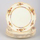 L'Art presents: Adams England, set of six lunch plates.