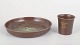 L'Art presents: Danish Design Bronze Bowl and Vase.