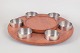 L'Art presents: Stelton, "lazy Susan" fondue serving tray.
