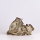 Osted Antik & Design presents: Knud Kyhn Large Reclining Bull in Stoneware No. 2595 by Royal Copenhagen, 1949