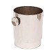 Aabenraa Antikvitetshandel presents: Art Deco champagne cooler in silver-plated metal, c. 1920–30. H: 20.5cm. ...