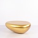 Osted Antik & Design presents: Kare Design Pebble Coffee Table in a Gold-Coloured Finish