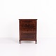 Osted Antik & Design presents: Antique Mahogany Chest of Drawers with 4 Drawers and Tapered Legs from the 1860s