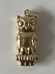 Antik Huset presents: Owl Pendant / Charms in 14 carat goldHeight 2.7 cm
