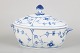 L'Art presents: Royal Copenhagen Blue Fluted Plain, large oval tureen.