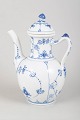 L'Art presents: Royal Copenhagen Blue Fluted Plain, coffee pot.