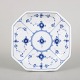 L'Art presents: Royal Copenhagen Blue Fluted Plain, octagonal dish.