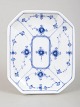 L'Art presents: Royal Copenhagen Blue Fluted Plain, octagonal dish.