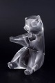 L'Art presents: Fm Konstglas Ronneby, art glass bear cub.