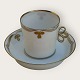 Moster Olga - Antik og Design presents: Royal CopenhagenThin cup with gold decoration#142/9094*DKK 600