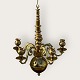 Moster Olga - Antik og Design presents: Brass chandelier for candles5-arm*DKK 1100