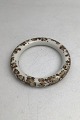 Danam Antik presents: Royal Copenhagen Porcelain Armring Floral motiv (Brown)