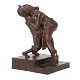 Aabenraa Antikvitetshandel presents: Ole Ahlberg bronze 2011 10/30. H: 23cm. Base: 16x14,5cm