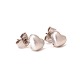 Aabenraa Antikvitetshandel presents: Pair of 14kt white gold Ole Lynggaard Copenhagen ear studs. Size: 12x18mm