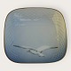 Moster Olga - Antik og Design presents: Bing & GrondahlSeagull with goldSquare plate#194*DKK 75
