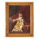 Aabenraa Antikvitetshandel presents: Jens Juel, 1745–1802, oil on canvas.Portrait of Princess Louise Augusta ...