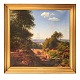 Aabenraa Antikvitetshandel presents: Peter Christian Thamsen Skovgaard, 1817–75, oil on canvas.Landscape near ...