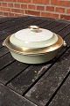 Antikkram presents: Dagmar with gold rim Danish porcelain, covered serving bowls Nr. 9575
