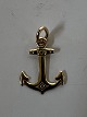 Anchor Pendant/Charms in 14 carat gold.Height: 1.5 cm.