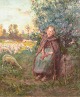 Victor Marec, oil on canvas, listed French artist.