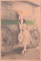 L'Art presents: Louis Icart, “Mignon”, etching, listed French artist.